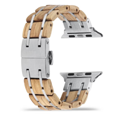 Bracelet Apple watch en bois