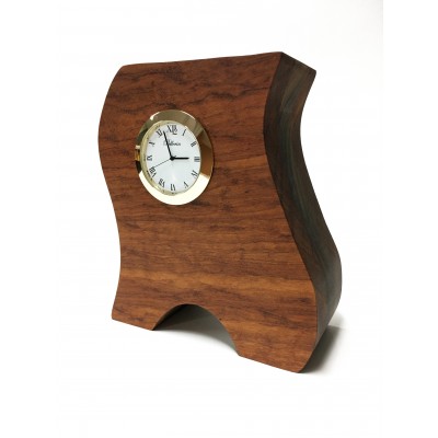 Horloge en bois 6 pouces Tigerwood