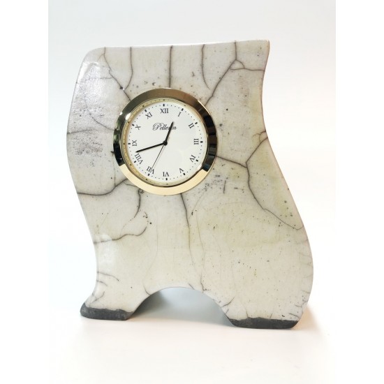 Horloge en céramique 6 pouces blanche