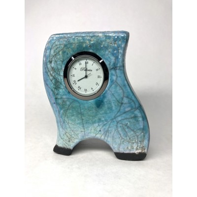 Horloge en céramique CER418-11_Bleu enfumé