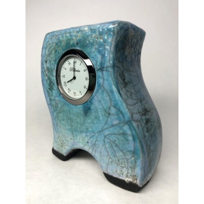 Horloge en céramique CER418-11_Bleu enfumé