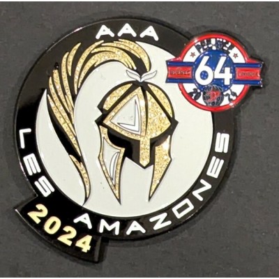 Épinglette 2024 Amazones Laval-Montréal féminin...