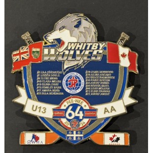 Épinglette 2024 Whitby Wolves de la 64e édition...