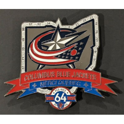 Épinglette 2024 Columbus Blue Jackets de la 64e...