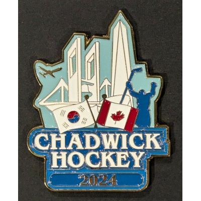 Épinglette 2024 Corée Chadwick Hockey de la 64e...