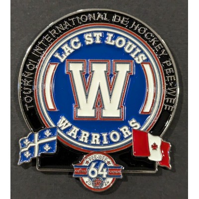 Épinglette 2024 Warriors Lac St-Louis de la 64e...