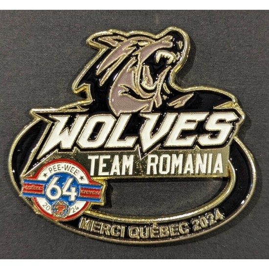 Épinglette 2024 Team Romania Wolves de la 64e...