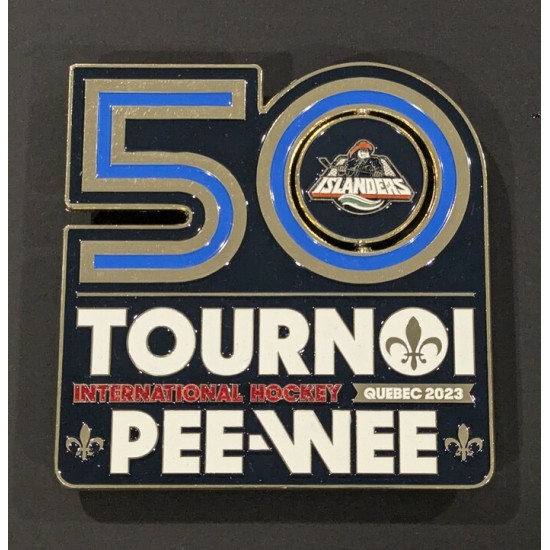 Épinglette 2023 New York Islanders de la 63e édition du tournoi pee-wee de Québec