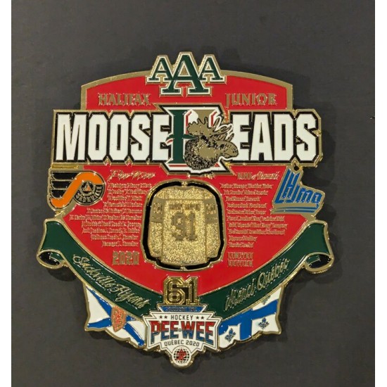 Épinglette 2020 Halifax Moose Heads AAA de la 61e...