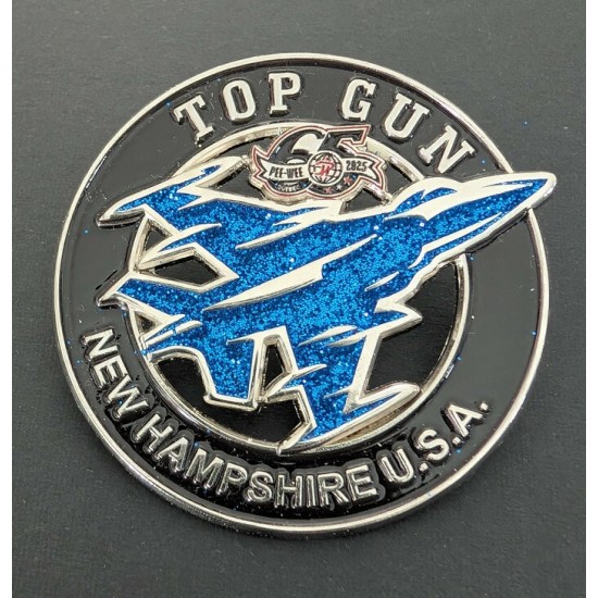 Épinglette 2025 Top Gun de la 65e édition du tournoi pee-wee de Québec