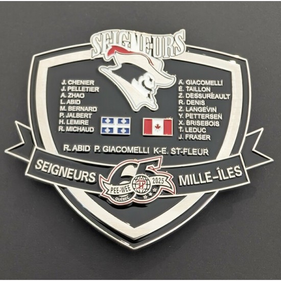 Épinglette 2025 Seigneurs Mille-Iles de la 65e...