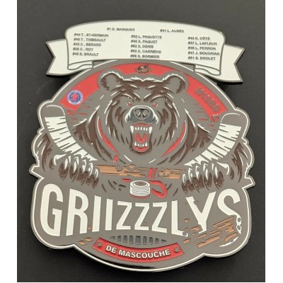Épinglette 2025 Griizzzlys Mascouche de la 65e...
