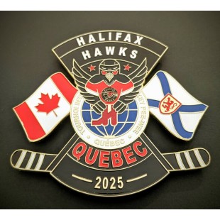 Épinglette 2025 Halifax Hawks de la 65e édition...