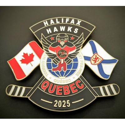 Épinglette 2025 Halifax Hawks de la 65e édition...