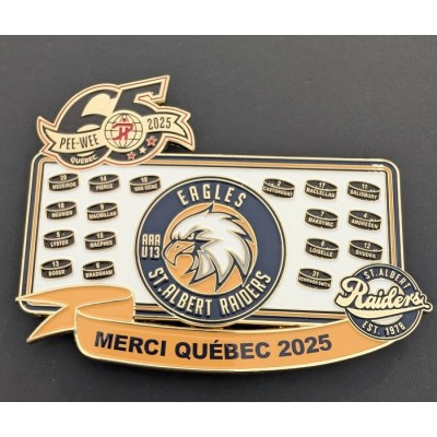 Épinglette 2025 St. Albert Raiders Eagles AAA de...