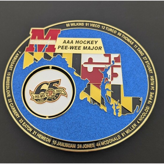 Épinglette 2025 Team Maryland AAA de la 65e édition du tournoi Pee-wee de Québec