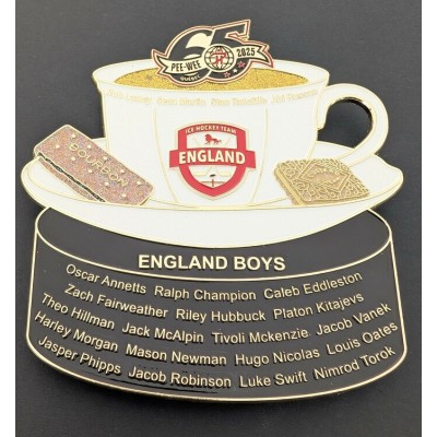 Épinglette 2025 England Boys de la 65e édition...