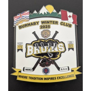 Épinglette 2025 Burnaby Winter Club Bruins AAA de...