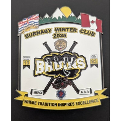 Épinglette 2025 Burnaby Winter Club Bruins AAA de...