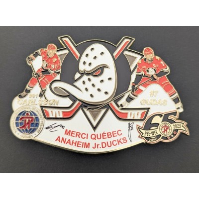 Épinglette 2025 Anaheim Jr. Ducks de la 65e...