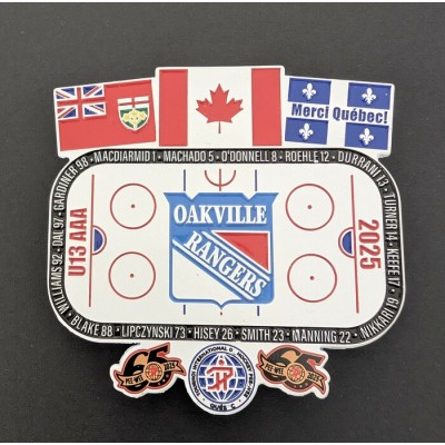 Épinglette 2025 Oakville Rangers AAA de la 65e...