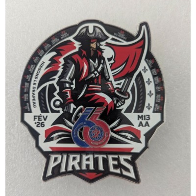 Épinglette 2026 Rosemère-Terrebonne Pirates de...