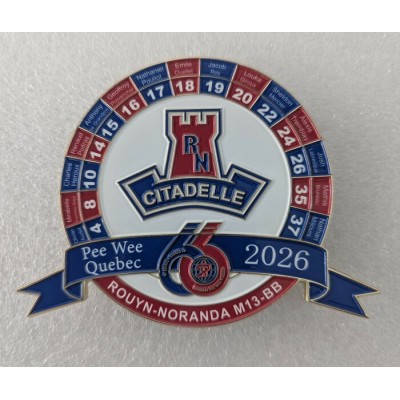 Épinglette 2026 Citadelle Rouyn-Noranda de la 66e...
