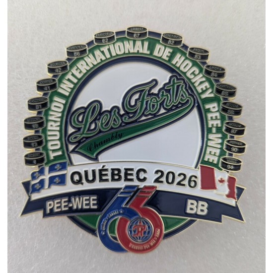 Épinglette 2026 Les Forts de Chambly de la 66e...