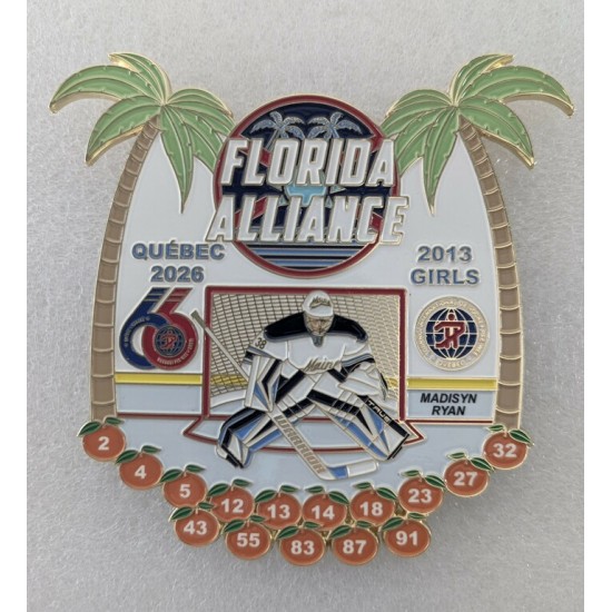 Épinglette 2026 Florida Alliance Girl de la 66e...