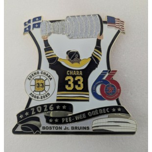 Épinglette 2026 Boston Jr. Bruins Chara de la 66e...
