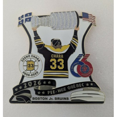 Épinglette 2026 Boston Jr. Bruins Chara de la 66e...