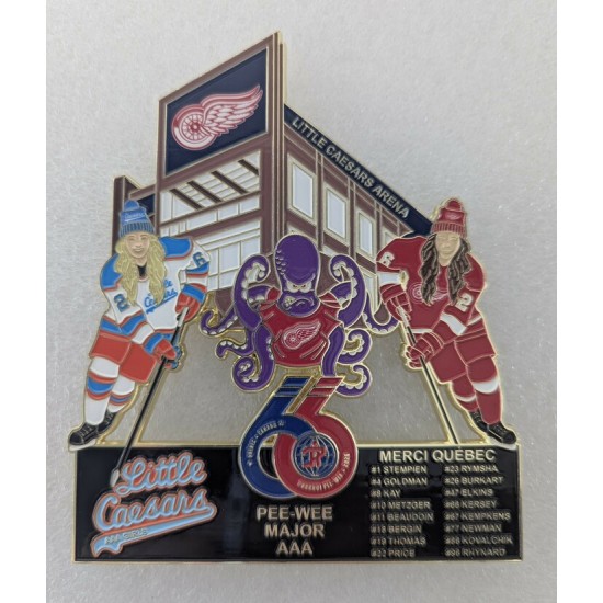 Épinglette 2026 Little Caesars (grande) Girls AAA...