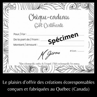 Certificats-cadeaux 