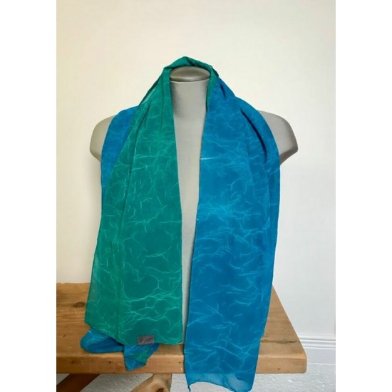 Foulard rectangulaire en voilage