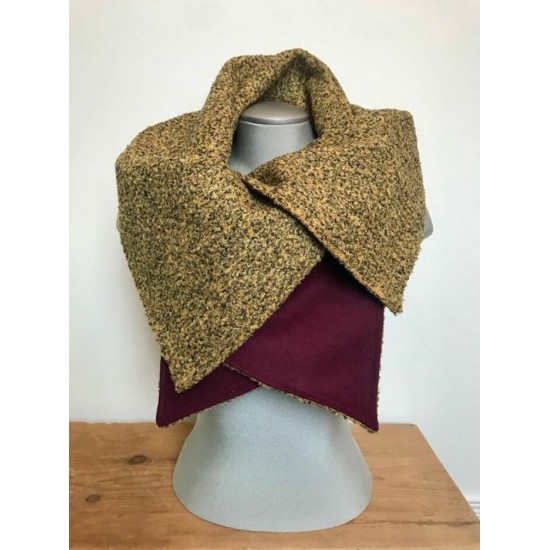 Foulard Col M Chaud (Série) Moutard