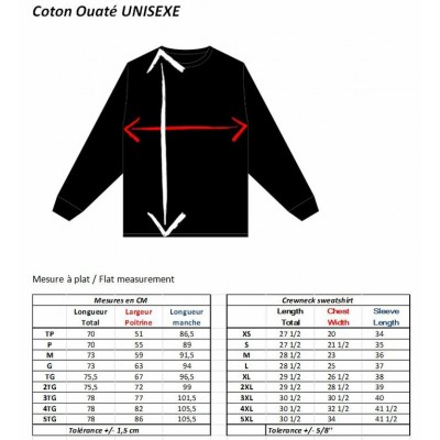 COTON OUATÉ UNISEXE NOIR– ÉDITION SÉRIGRAPHIÉ