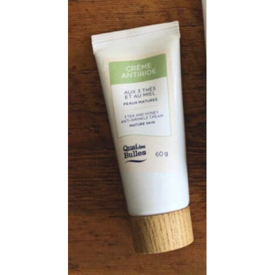 Crème antirides aux 3 thés et au miel