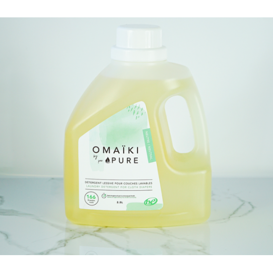 Détergent à lessive pour couches lavables