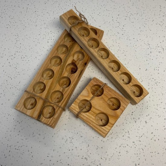 Support en bois pour huile essentielle