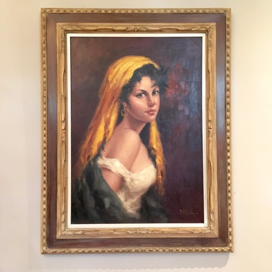 Toile ''Spanish girl'' par S. Vital