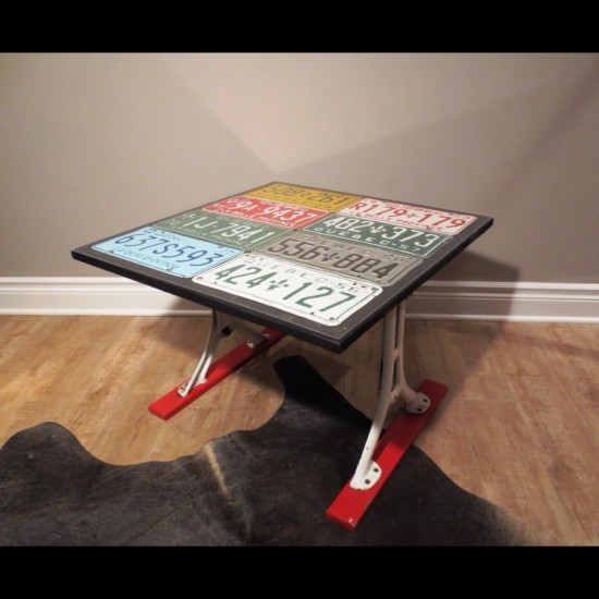Table basse en métal