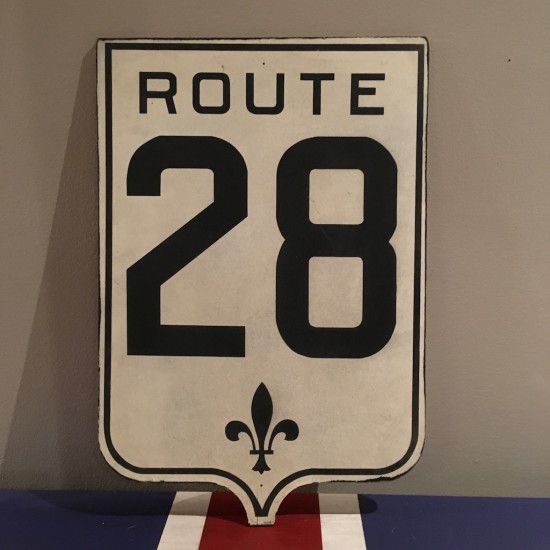 Ancien panneau de route du Québec