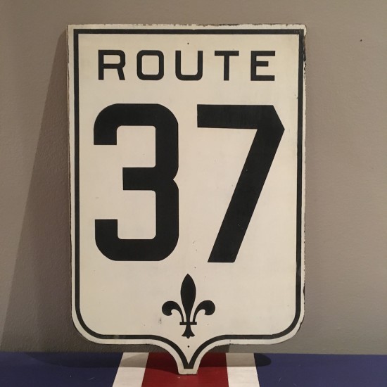 Ancien panneau de route du Québec