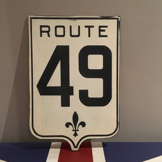 Ancien panneau de route du Québec