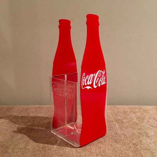 Support Coca-Cola pour boîte de paille