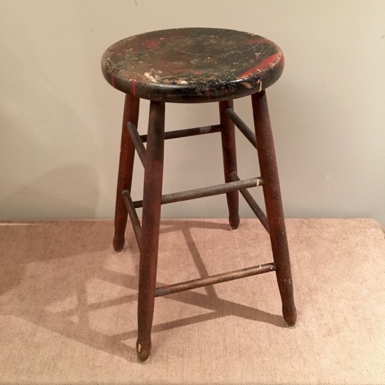 Tabouret en bois