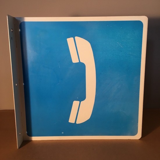 Enseigne téléphone payant