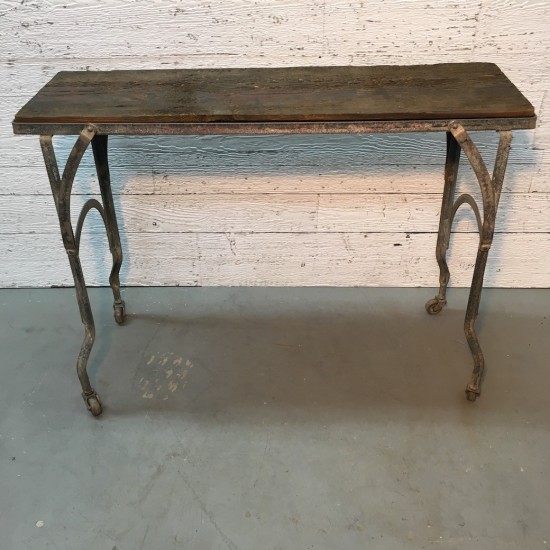 Table console industrielle
