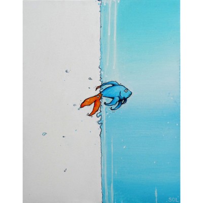 Reproduction de la toile 