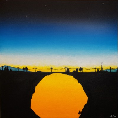 Reproduction de la toile 